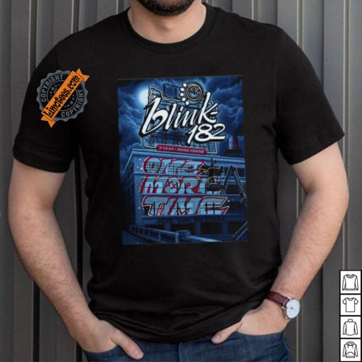 Blink 182 July 13 2024 Moda Center In Portland Or Poster Shirt