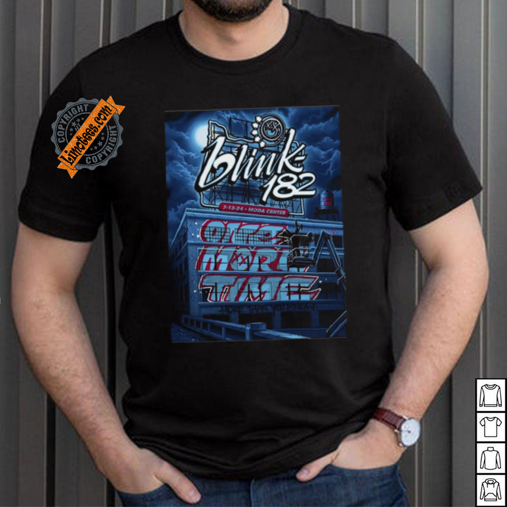 Blink 182 July 13 2024 Moda Center In Portland Or Poster Shirt Blink 182 July 13 2024 Moda Center In Portland Or Poster Shirt