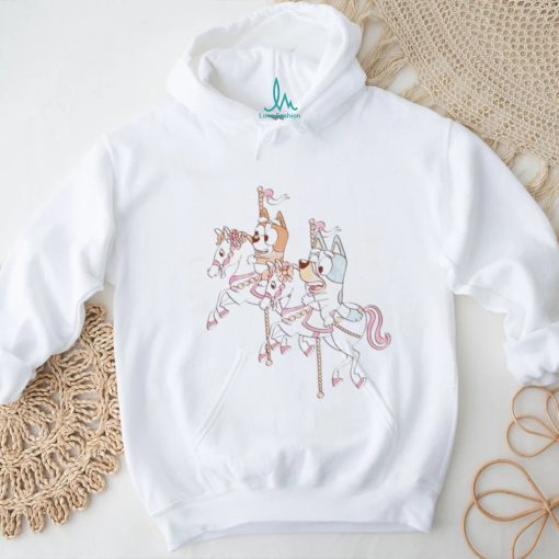 Bluey Bingo Carousel Ride Disney Shirt