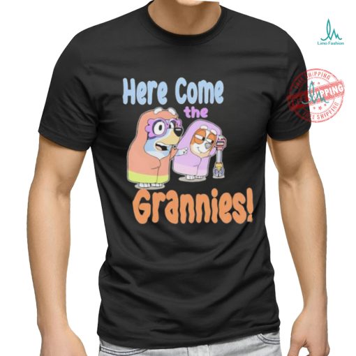 Bluey Come The Grannies Cartoon Meme shirt