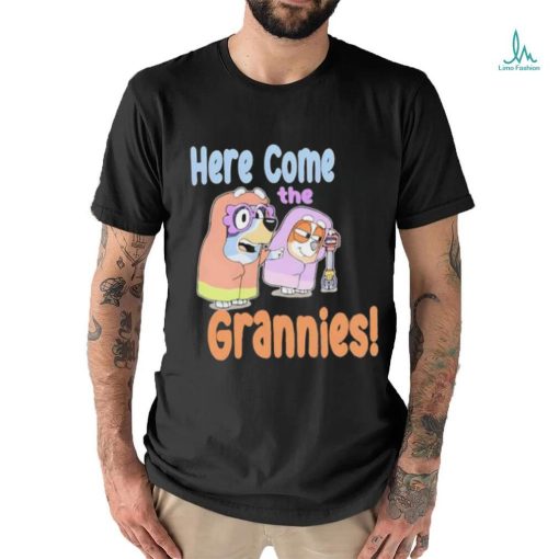Bluey Come The Grannies Cartoon Meme shirt