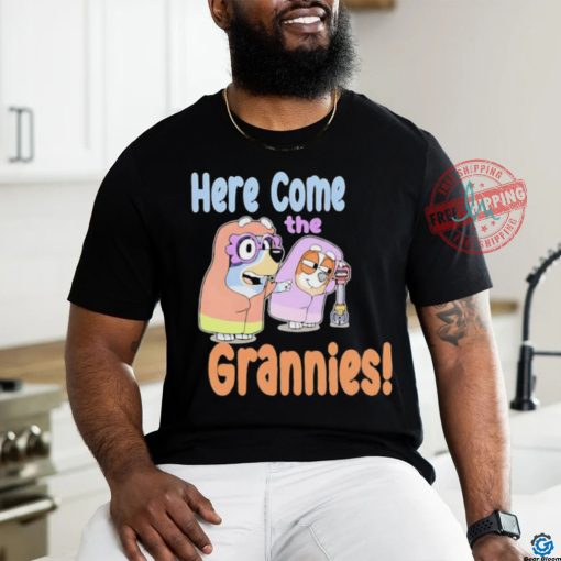 Bluey Come The Grannies Cartoon Meme shirt