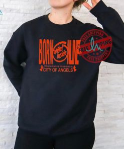 Born X Raised + Online Ceramics Angel Inside Born Line City Of Angels Shirt