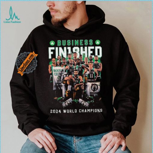 Boston Celtics Business Finished 18 2024 World Champions shirt