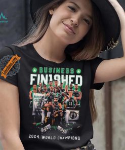 Boston Celtics Business Finished 18 2024 World Champions shirt