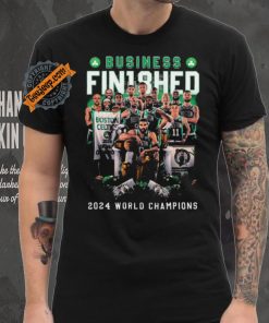 Boston Celtics Business Finished 18 2024 World Champions shirt