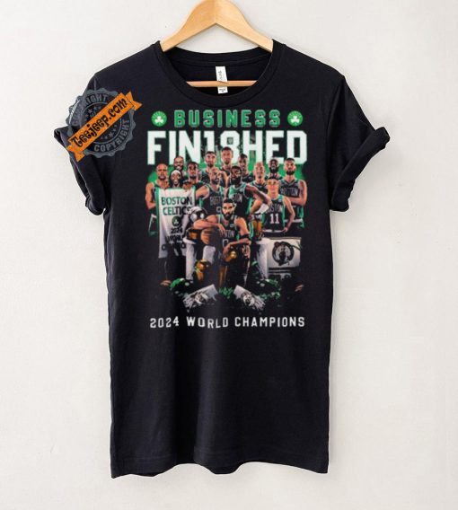 Boston Celtics Business Finished 18 2024 World Champions shirt