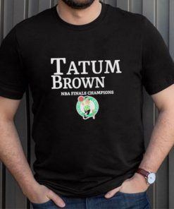 Boston Celtics Tatum Brown NBA Champions Mvp 2024 Shirt