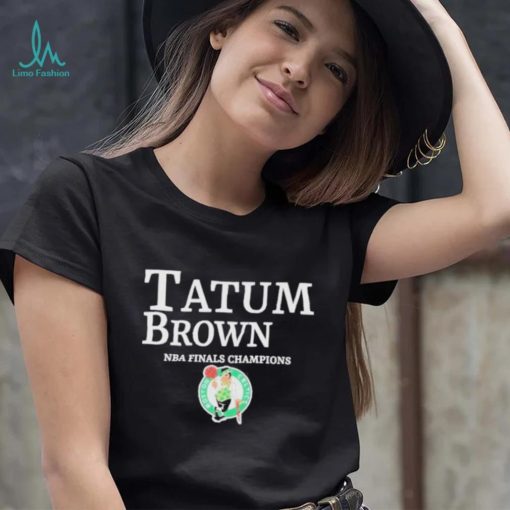 Boston Celtics Tatum Brown NBA Champions Mvp 2024 Shirt