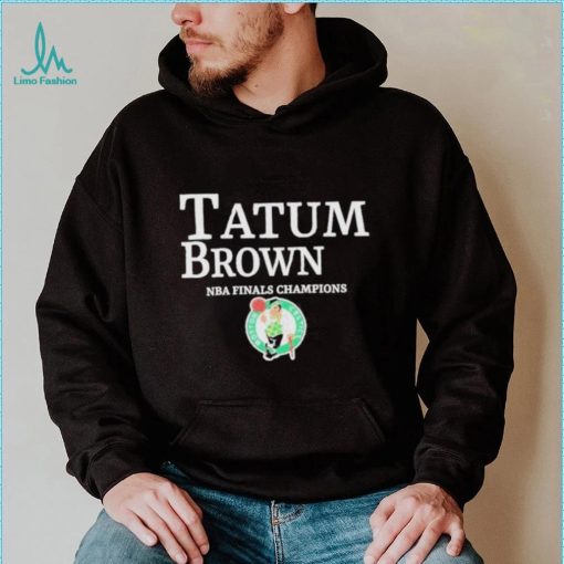 Boston Celtics Tatum Brown NBA Champions Mvp 2024 Shirt