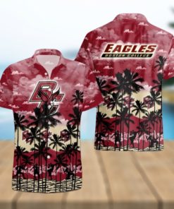 Boston College Eagles Palms Tree Hawaiian Shirt