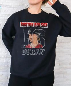 Boston Red Sox 16 Jarren Duran Baseball Signature T Shirt