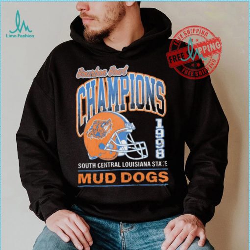 Bourbon Bowl Champions 1998 South Central Louisiana State Mud Dogs shirt