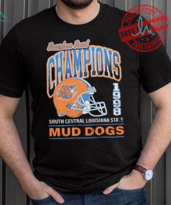 Bourbon Bowl Champions 1998 South Central Louisiana State Mud Dogs shirt