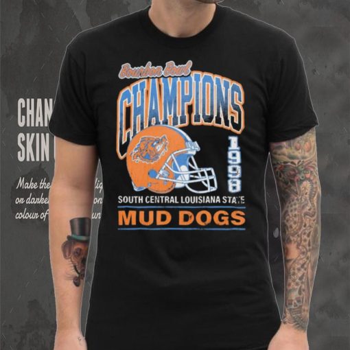 Bourbon Bowl Champions 1998 South Central Louisiana State Mud Dogs shirt