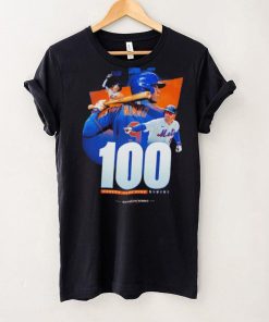 Brandon Nimmo Mets No 100 career home runs shirt