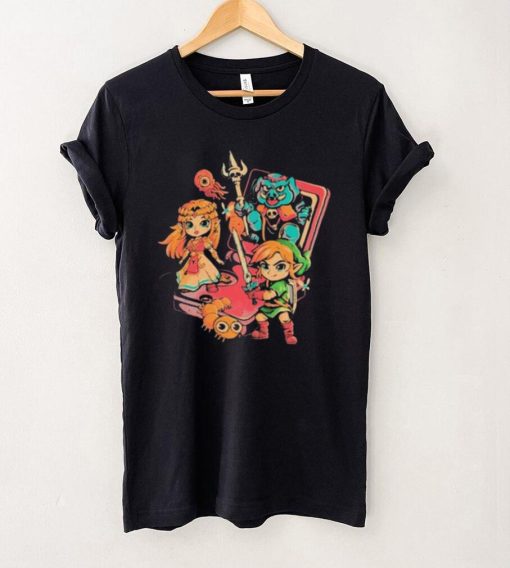Brave Game Zelda Black Shirt