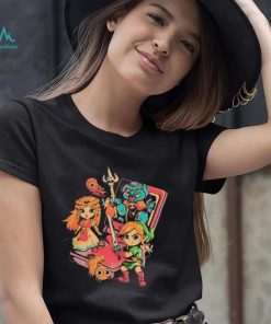 Brave Game Zelda Black Shirt