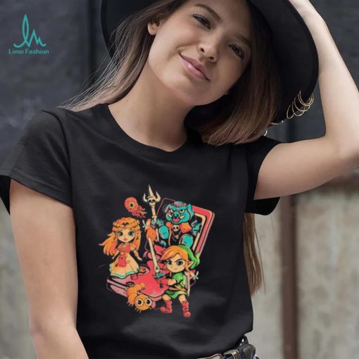 Brave Game Zelda Black Shirt