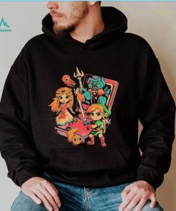 Brave Game Zelda Black Shirt