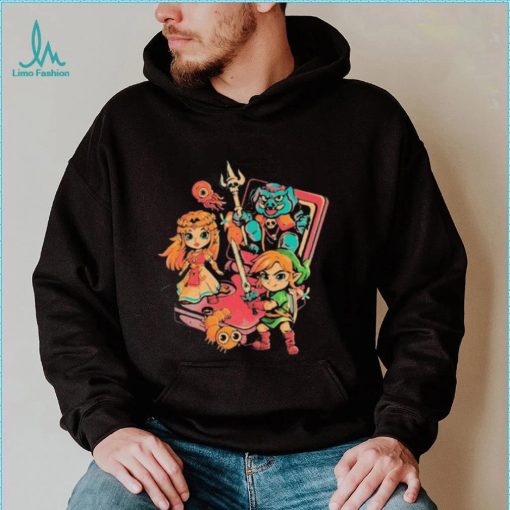 Brave Game Zelda Black Shirt