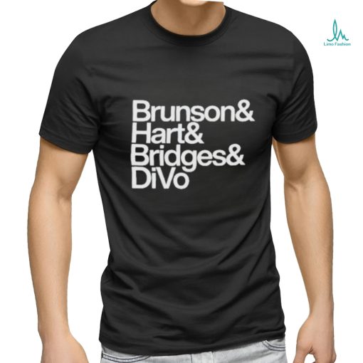 Brunson& hart& brideges& divo T shirt