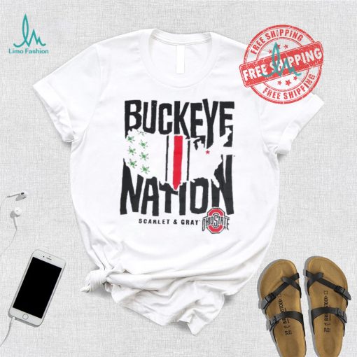 Buckeye national Scarlet and gray Ohio State shirt