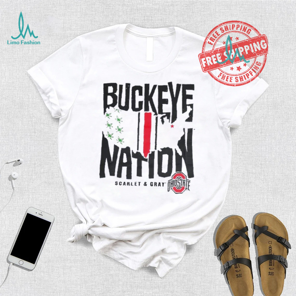 Buckeye national Scarlet and gray Ohio State shirt Buckeye national Scarlet and gray Ohio State shirt