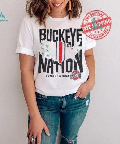 Buckeye national Scarlet and gray Ohio State shirt