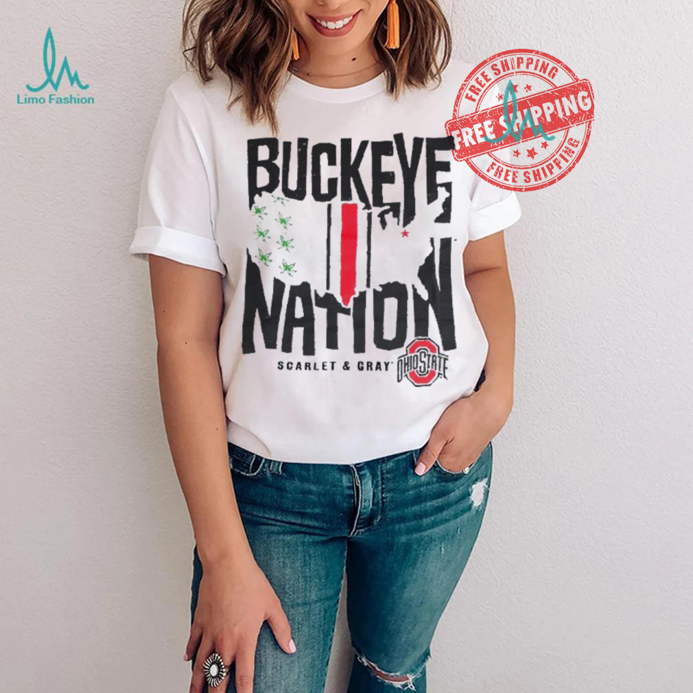 Buckeye national Scarlet and gray Ohio State shirt Buckeye national Scarlet and gray Ohio State shirt