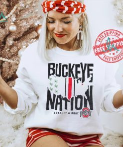 Buckeye national Scarlet and gray Ohio State shirt