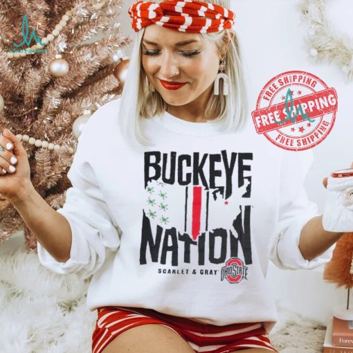 Buckeye national Scarlet and gray Ohio State shirt