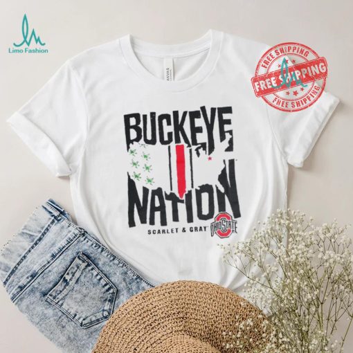 Buckeye national Scarlet and gray Ohio State shirt