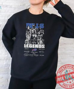 Buffalo Bills All The Legends Of Best Team Signatures Shirt