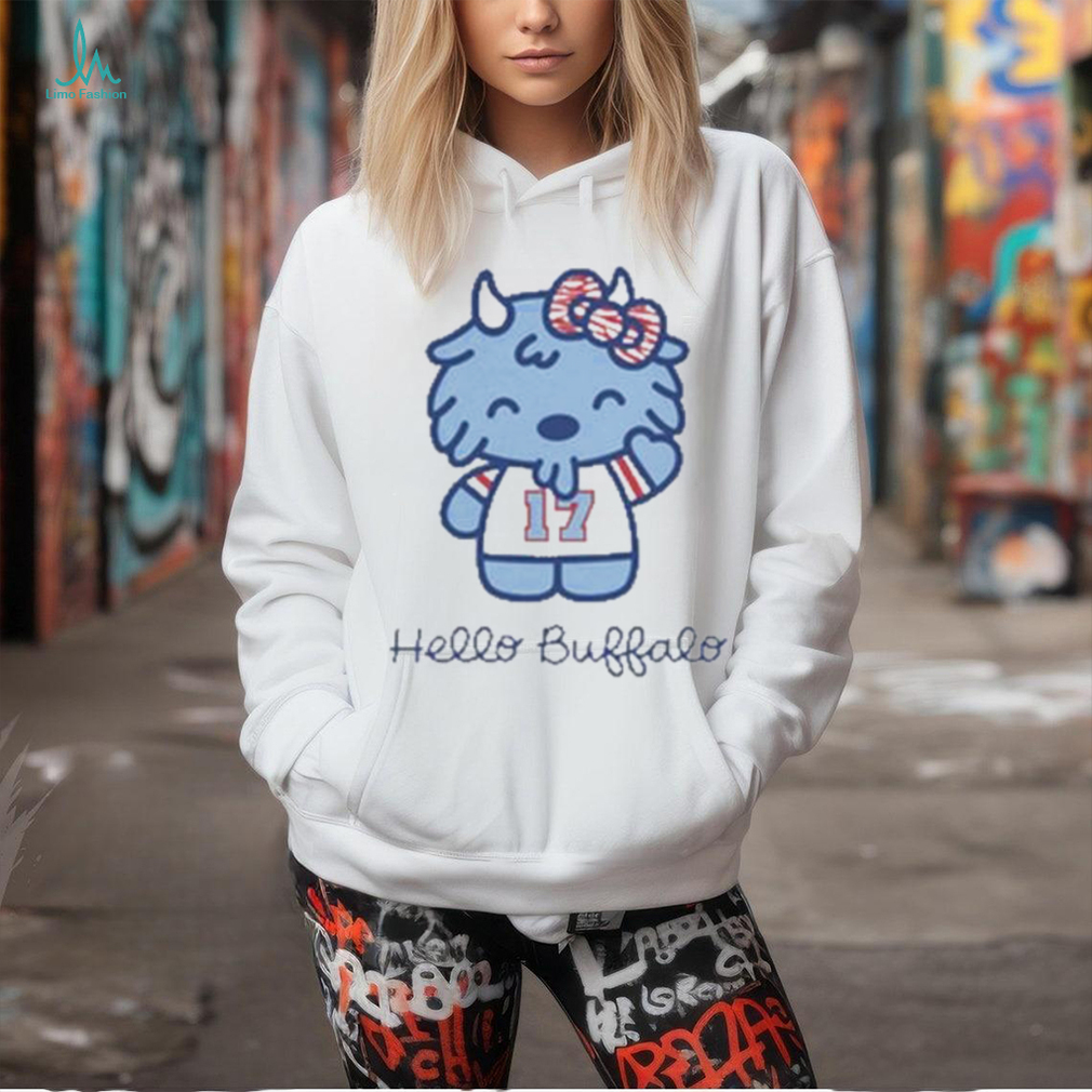Buffalo Bills Hello Buffalo Mascot T shirt Buffalo Bills Hello Buffalo Mascot T shirt