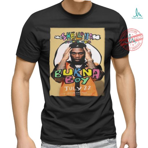 Burna Boy Shellona St Tropez On July 22 2024 Shirt