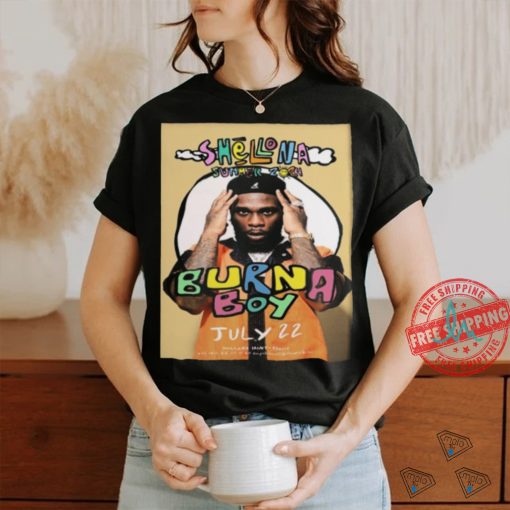 Burna Boy Shellona St Tropez On July 22 2024 Shirt