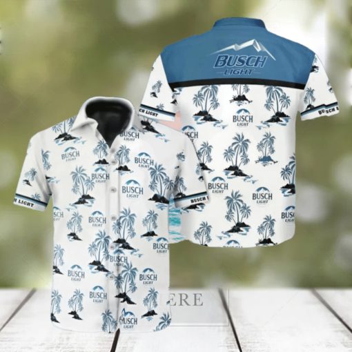 Busch Light Mens Hawaiian Shirt