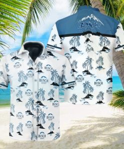 Busch Light Mens Hawaiian Shirt