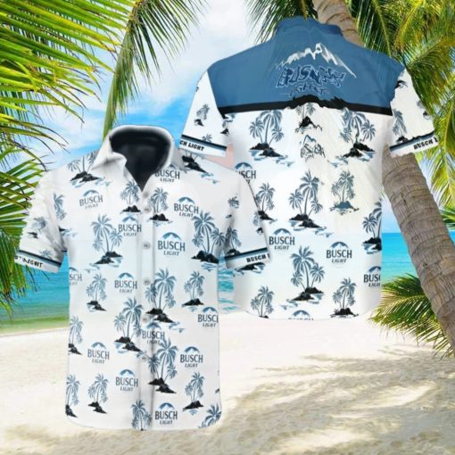 Busch Light Mens Hawaiian Shirt