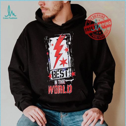 CM Punk Best In The World Stars and Stripes T Shirt