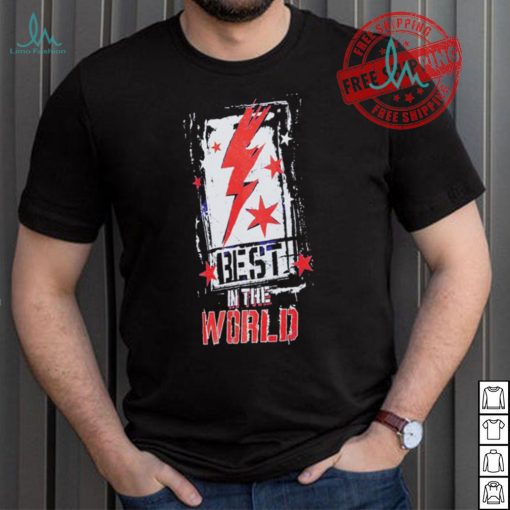 CM Punk Best In The World Stars and Stripes T Shirt