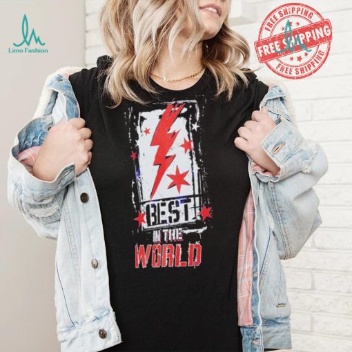 CM Punk Best In The World Stars and Stripes T Shirt