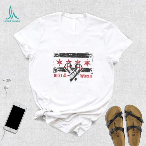 CM Punk Chicago Flag T Shirt
