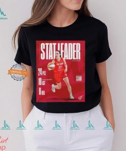 Caitlin Clark Made History Tonight With The Dynamite Double Double Stat Leader 24 PTS 19 AST And 6 REB T Shirt