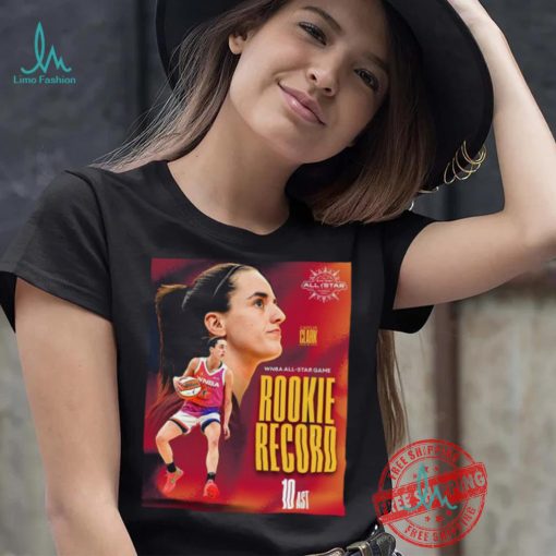 Caitlin Clark WNBA All Star Game Rookie Record 10 AST shirt