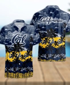 California Golden Bears Palms Tree Hawaiian Shirt