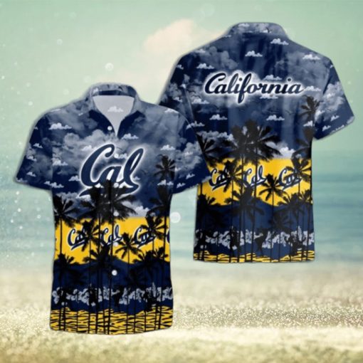 California Golden Bears Palms Tree Hawaiian Shirt