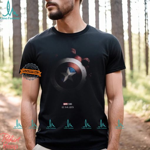 Captain America Brave New World In Theaters On February 14 2025 Unisex T Shirt