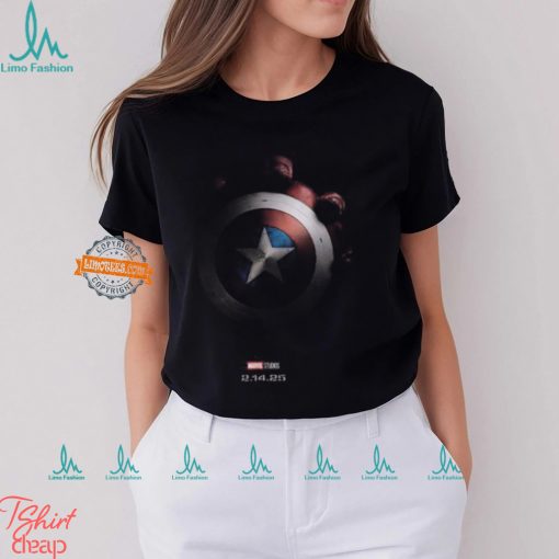 Captain America Brave New World In Theaters On February 14 2025 Unisex T Shirt